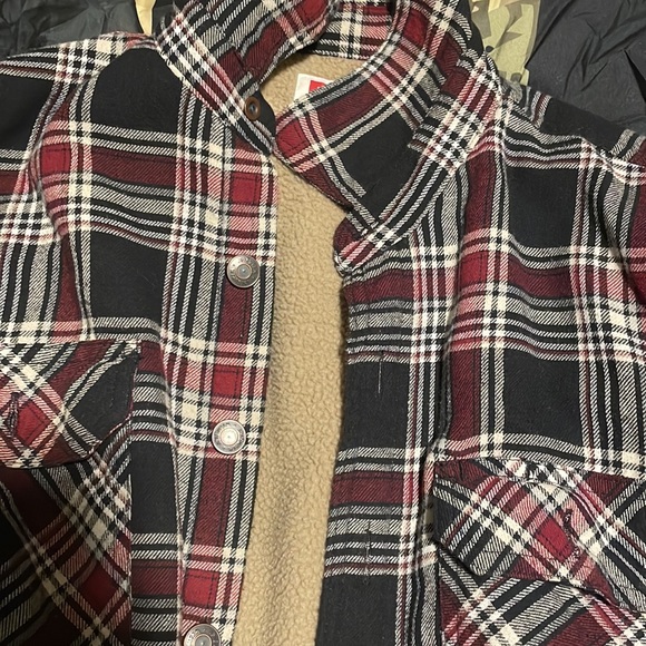 Wrangler Sherpa lined flannel jacket - Picture 3 of 3